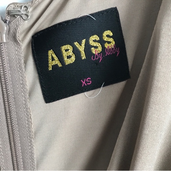 Abyss by Abby XS Dress Crave Gown Double Slit - Picture 3 of 4